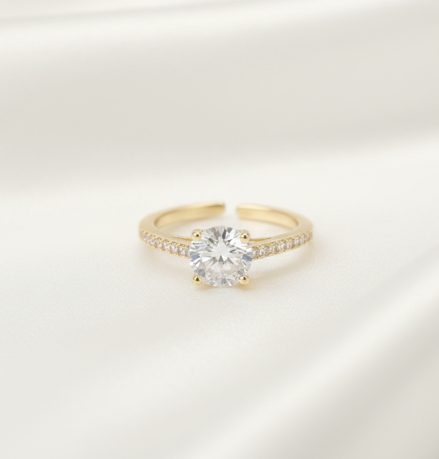 ANILLO CUATRO PUNTAS GRADUABLE JOYERIA D'ORÉ