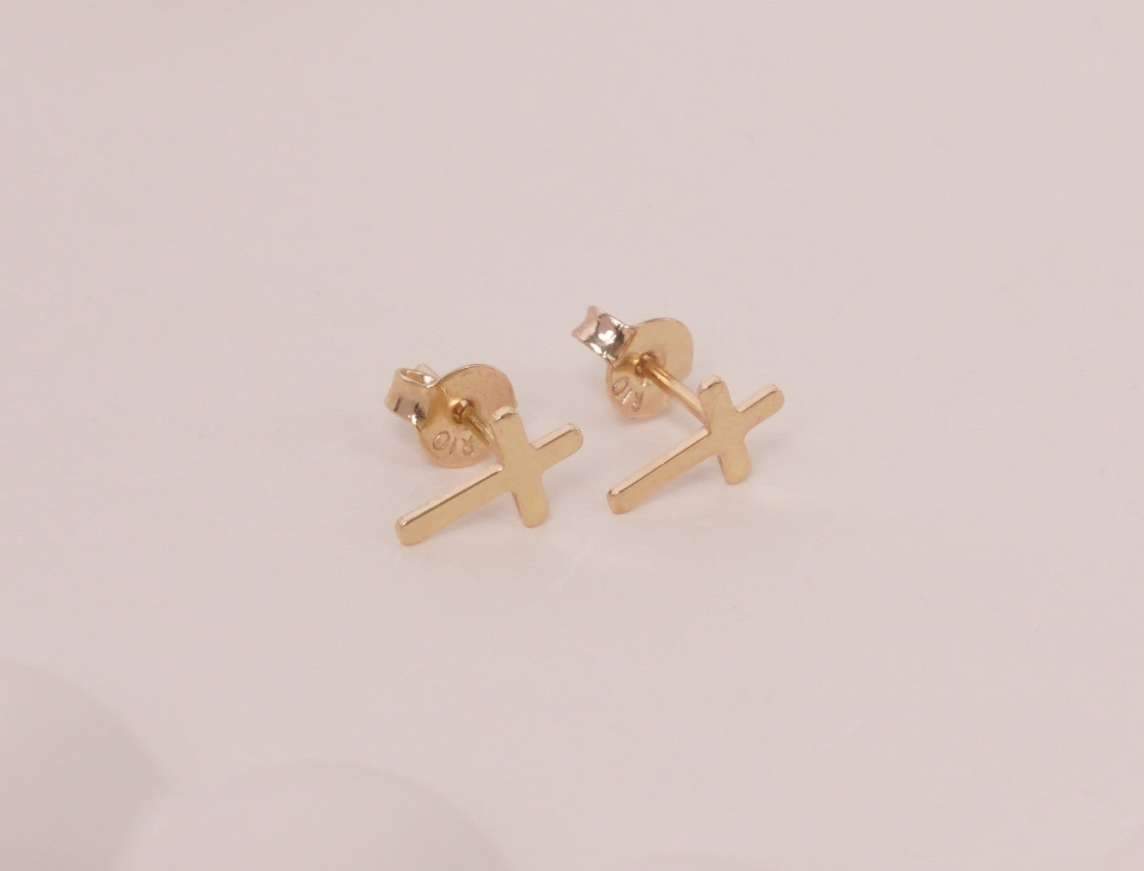 TOPO CRUZ PLANA-TOPOS-JOYERIA D'ORÉ-ORO LAMINADO 18K CALI