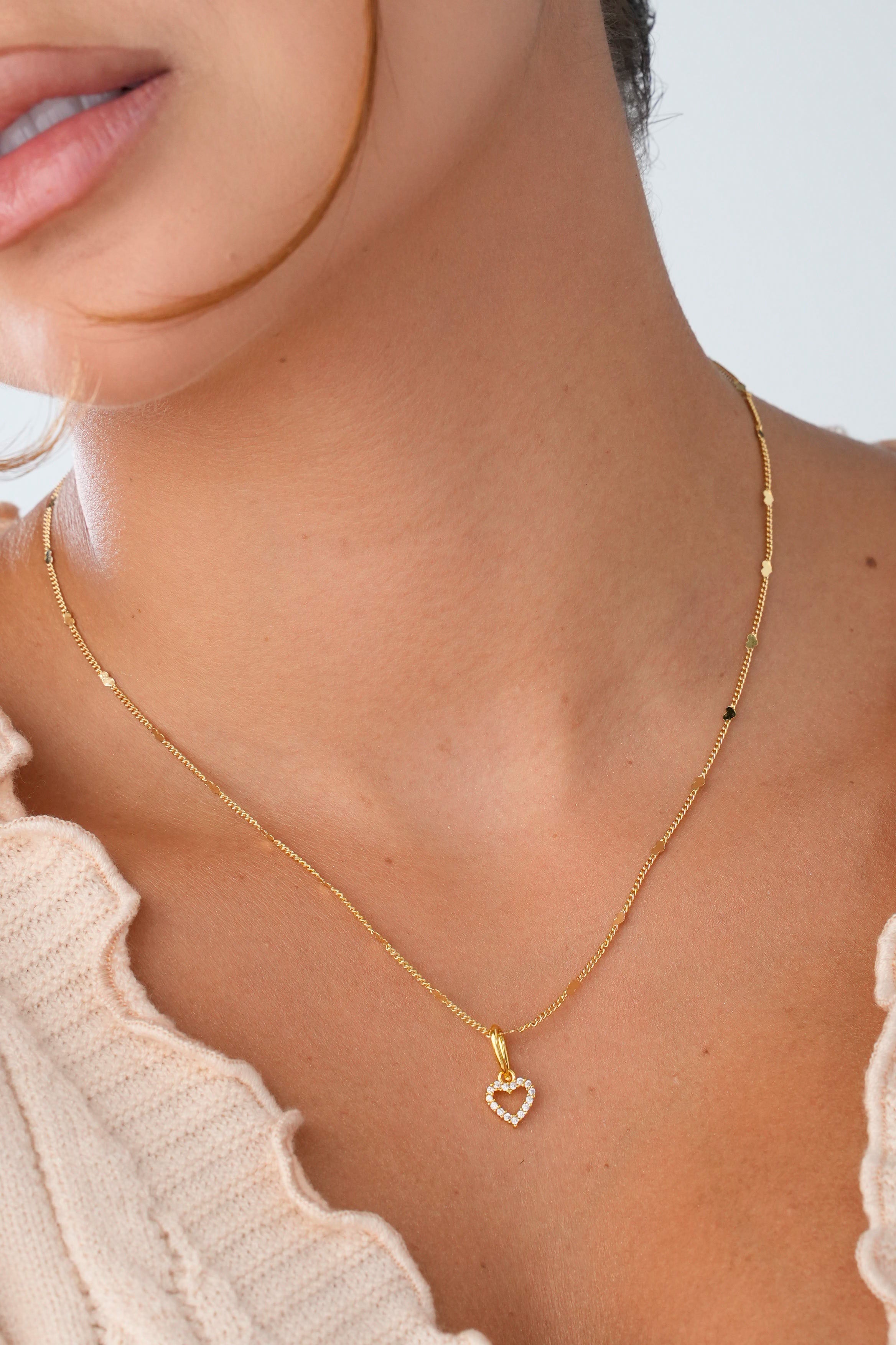 CADENA CUBANA LOVE 45CM JOYERIA D'ORÉ