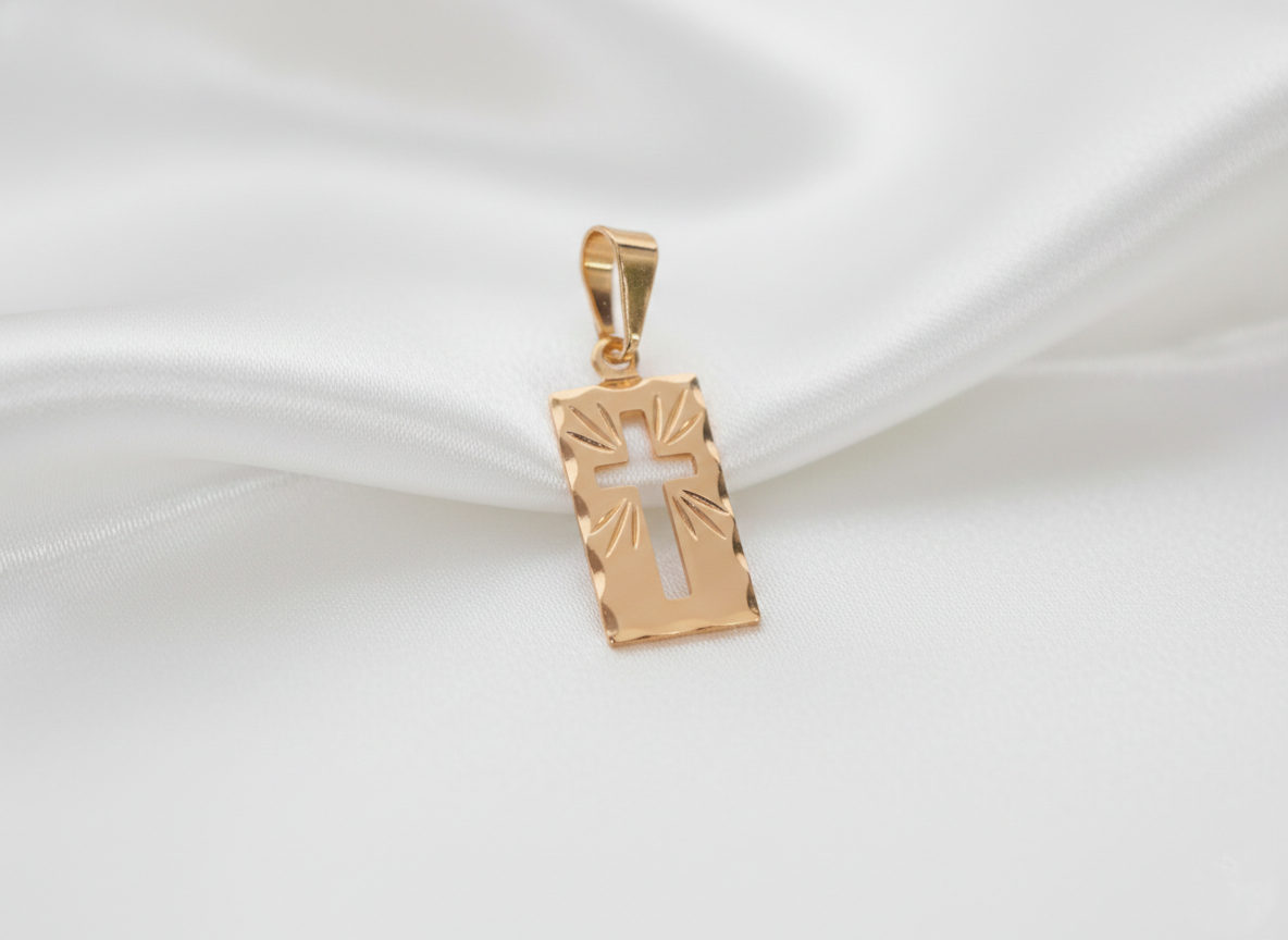 DIJE CRUZ EN CUADRADO 1.5CM