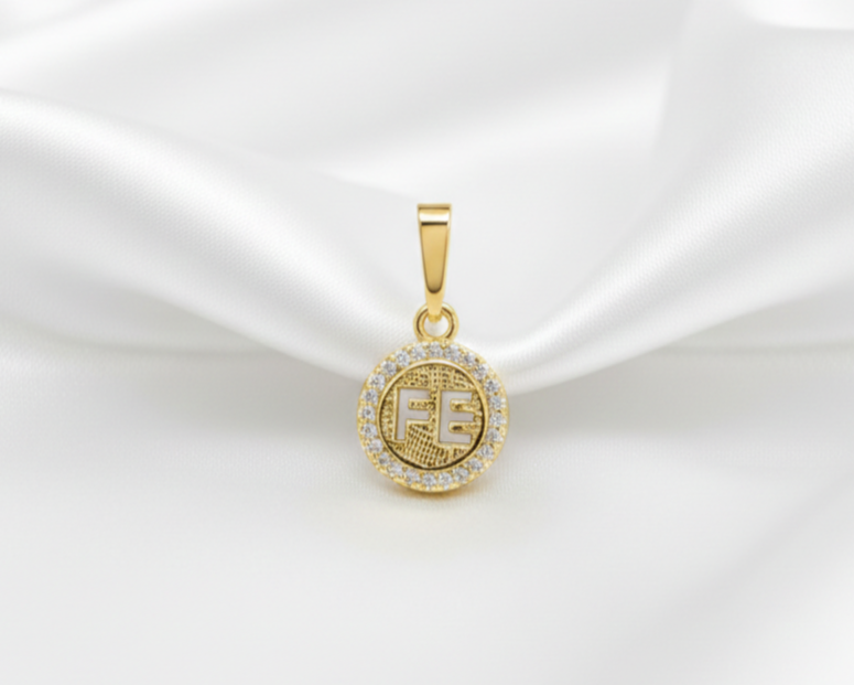 DIJE FE CON CIRCONES 1.8CM