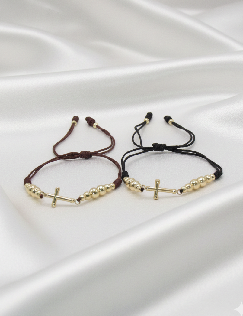 PULSERA SANCTUS GOLD CAFÉ