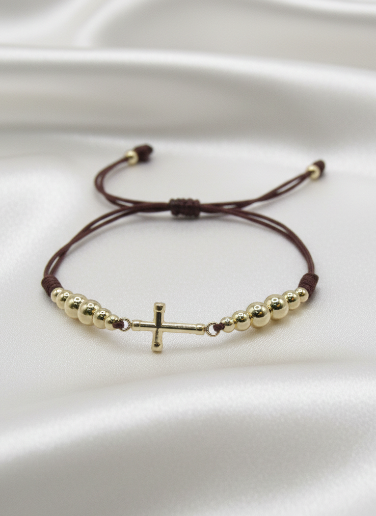 PULSERA SANCTUS GOLD CAFÉ