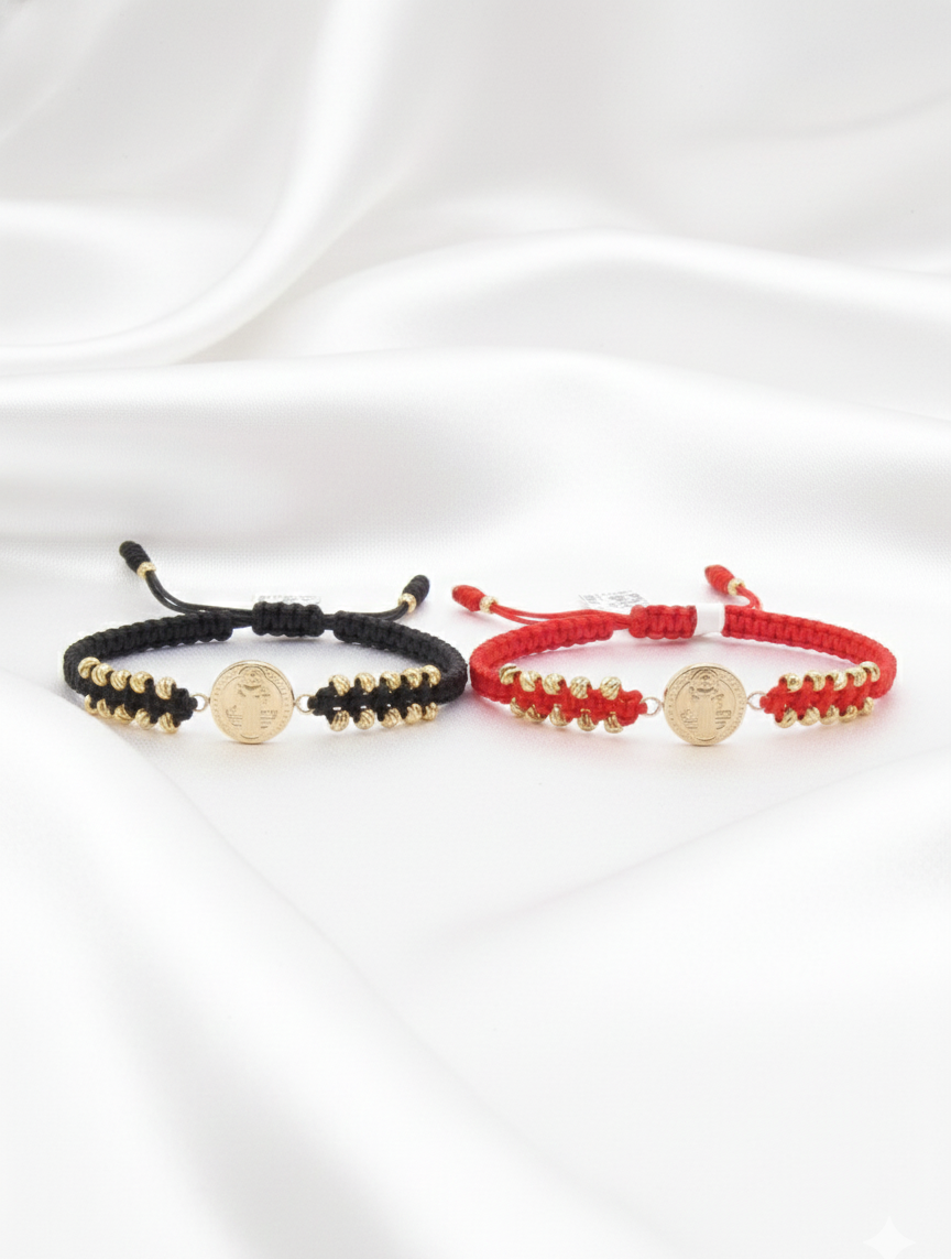 PULSERA SAN BENITO DELUXE	NEGRO