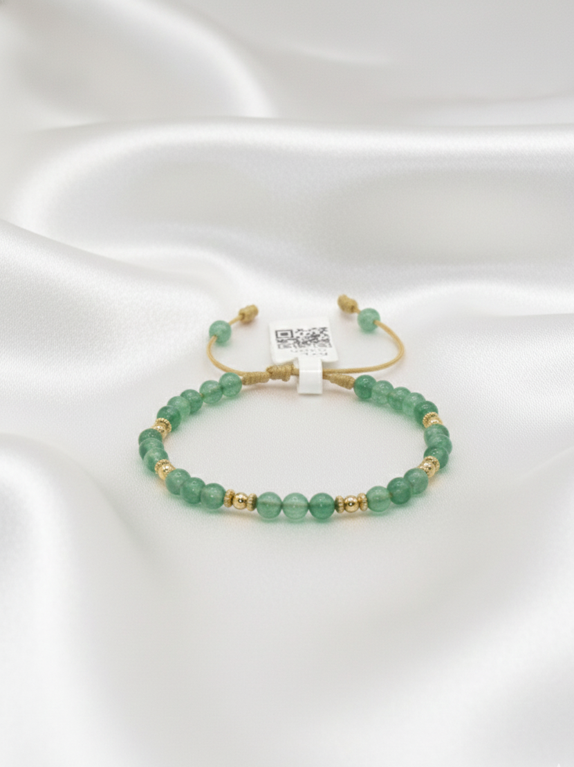 PULSERA PIEDRAS NATURALES VERDE