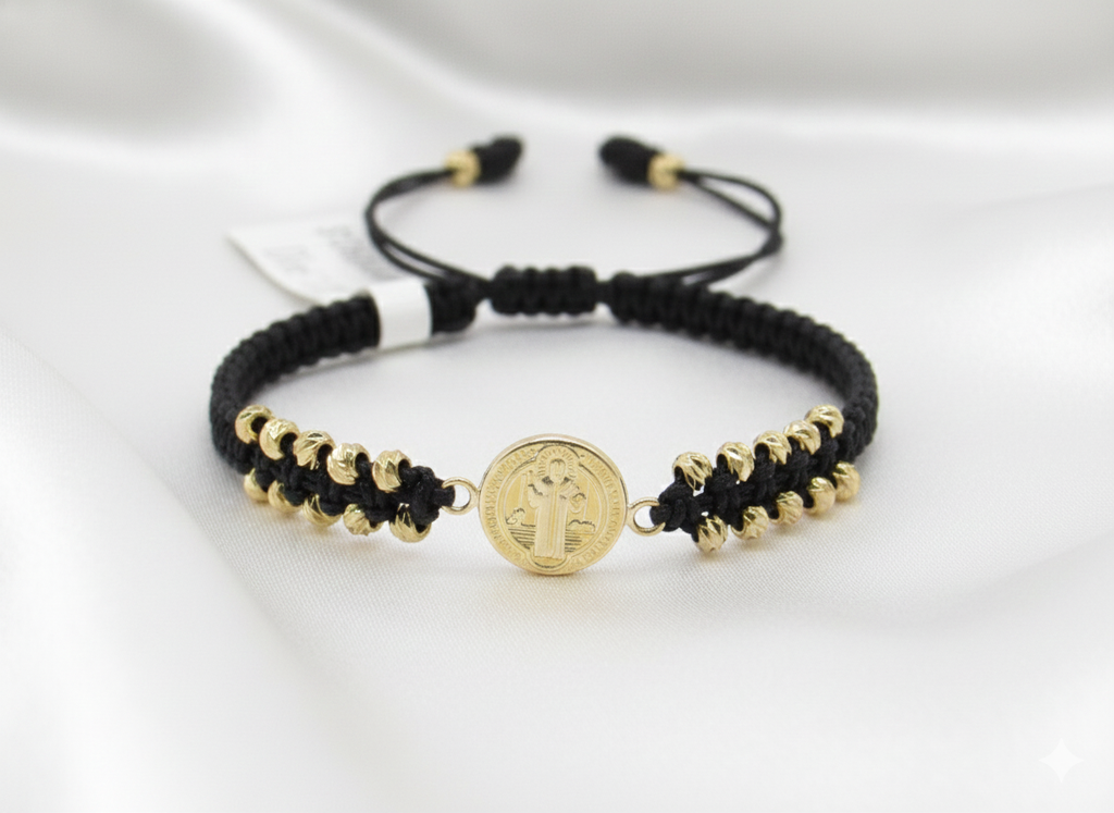 PULSERA SAN BENITO DELUXE	NEGRO