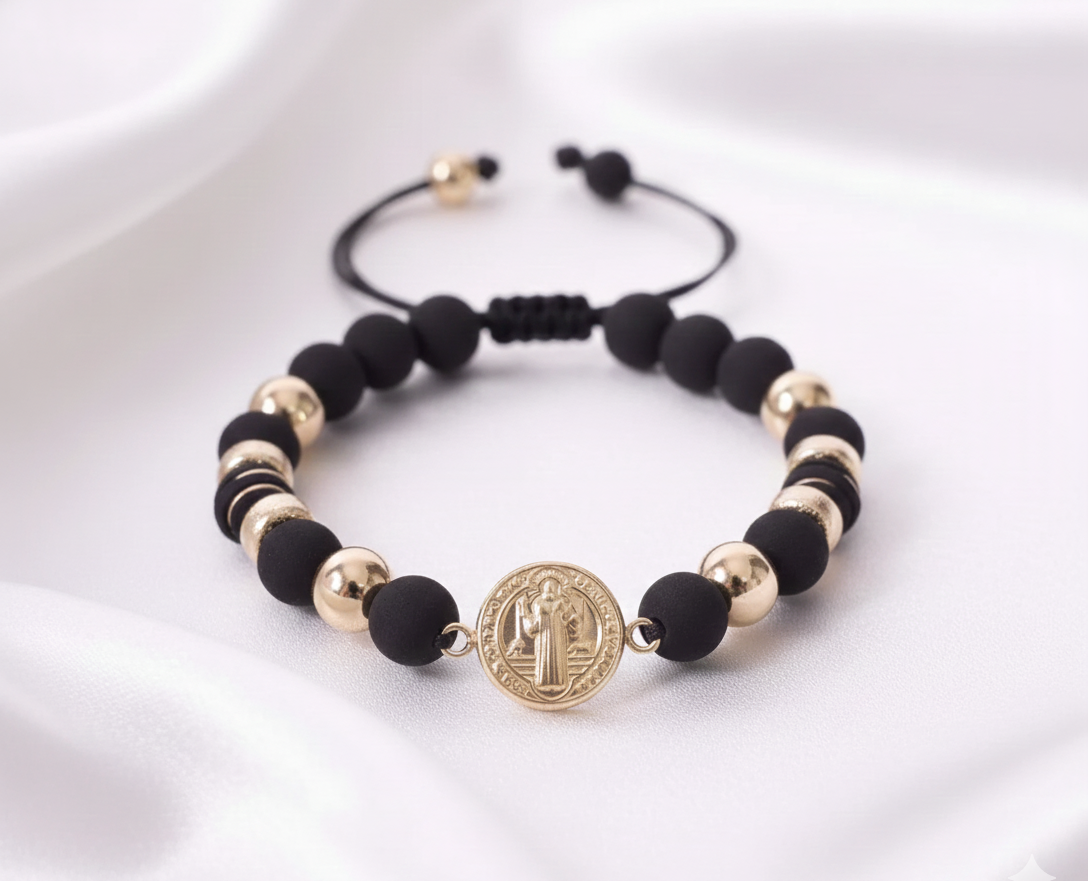 PULSERA SAN BENITO 4 BALINES 7MM