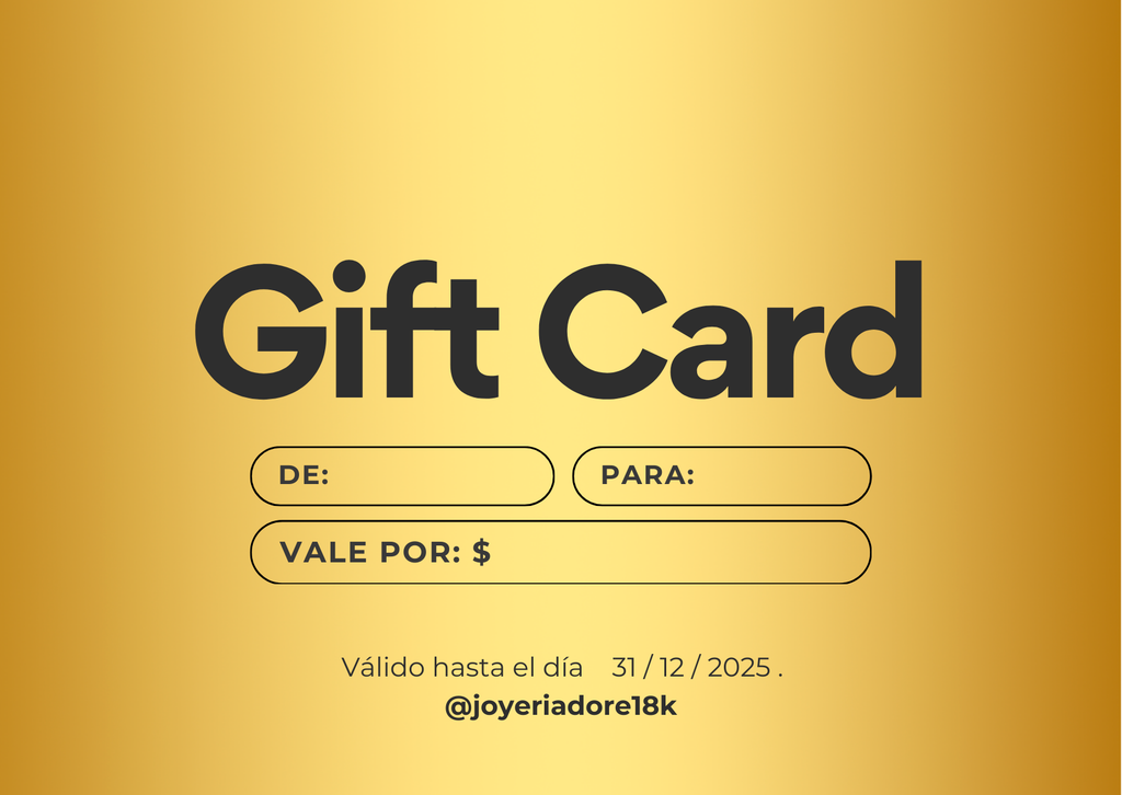 Tarjeta de regalo digital