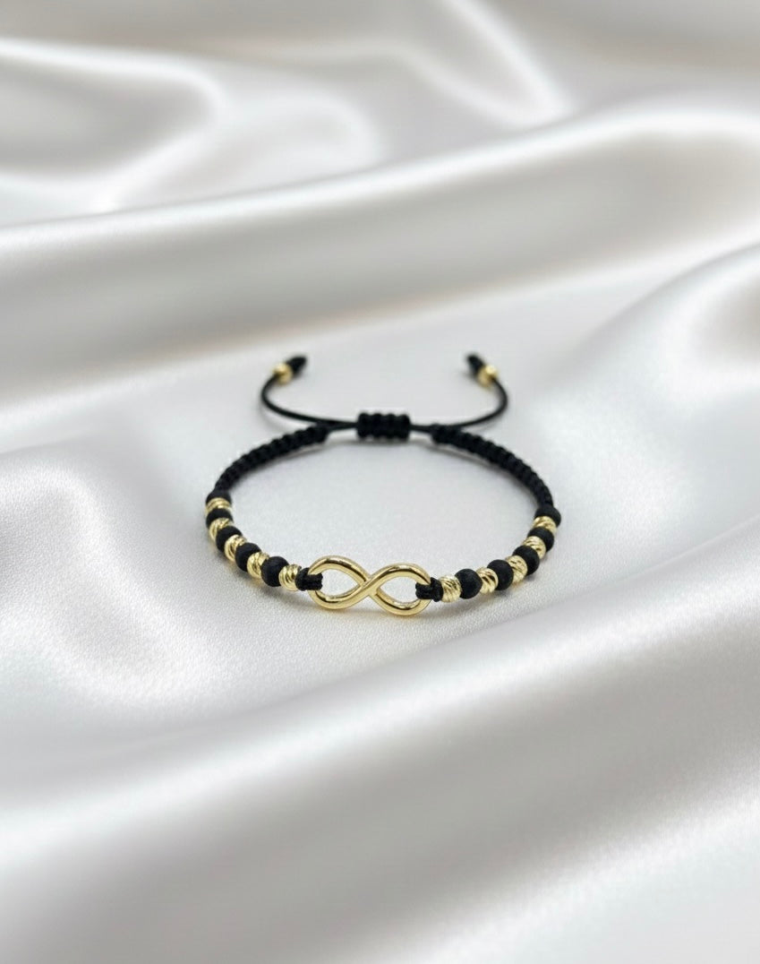 PULSERA INFINITY GLOW NEGRO