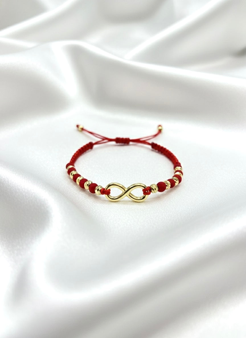 PULSERA INFINITY GLOW ROJO