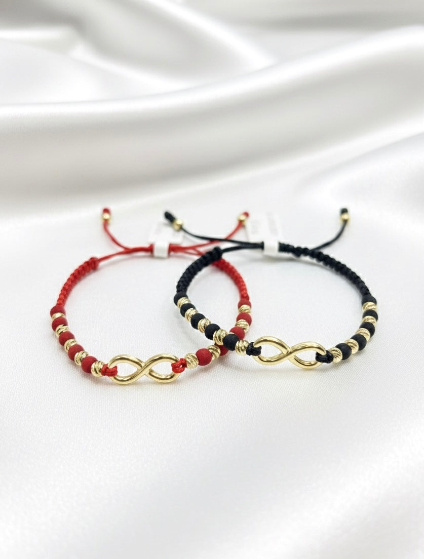 PULSERA INFINITY GLOW ROJO