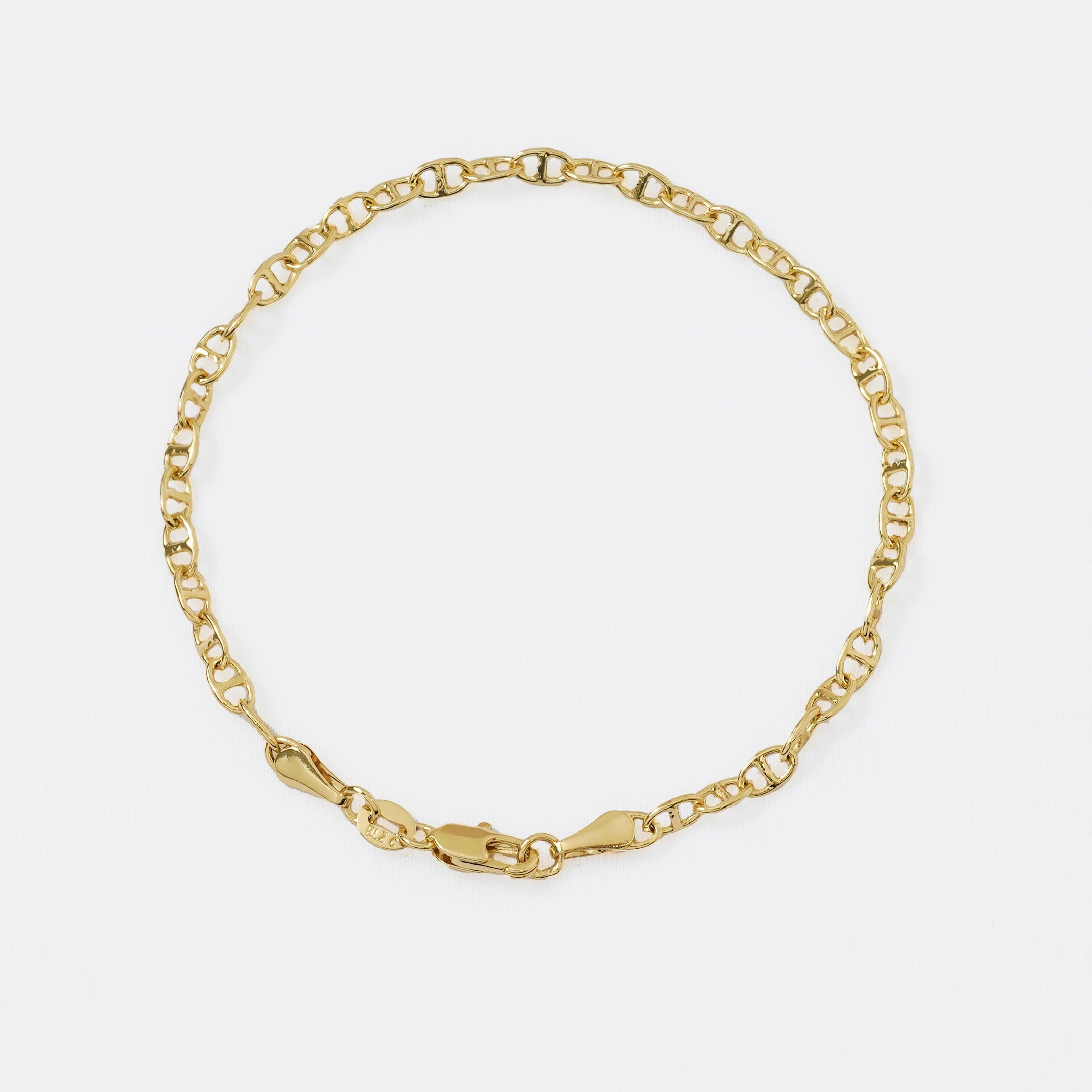 PULSERA ESCALERA GRUESA 3.8MM 19.5CM JOYERIA D'ORÉ