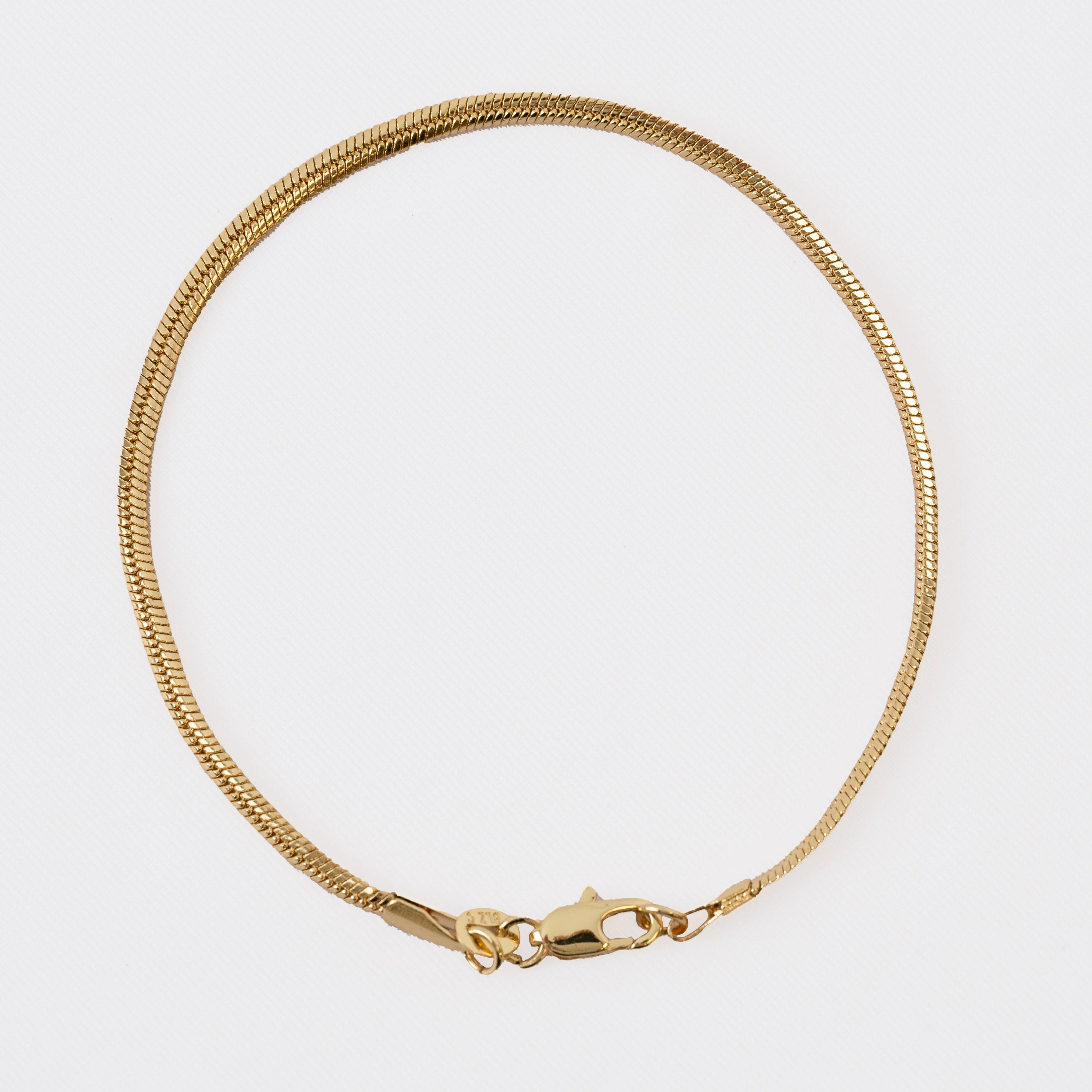 PULSERA SERPIENTE 2.8MM 20CM JOYERIA D'ORÉ