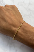 PULSERA LAZO DIAMANTADA 1.4MM 18CM