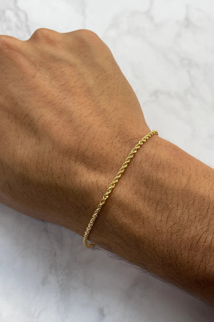 PULSERA LAZO DIAMANTADA 1.4MM 18CM