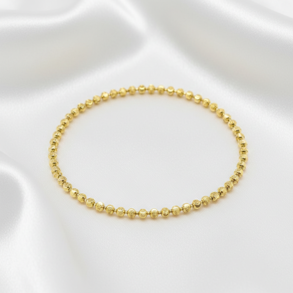 PULSERA/TOBILLERA MILITAR DIAMANTADA 3MM 21CM