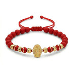 PULSERA VIRGEN DE GUADALUPE NEOPRENO 4MM oro laminado 18k cali 3