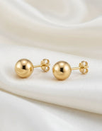 TOPO BALIN 8MM oro laminado 18k cali