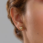 TOPO BALIN 8MM oro laminado 18k cali 2