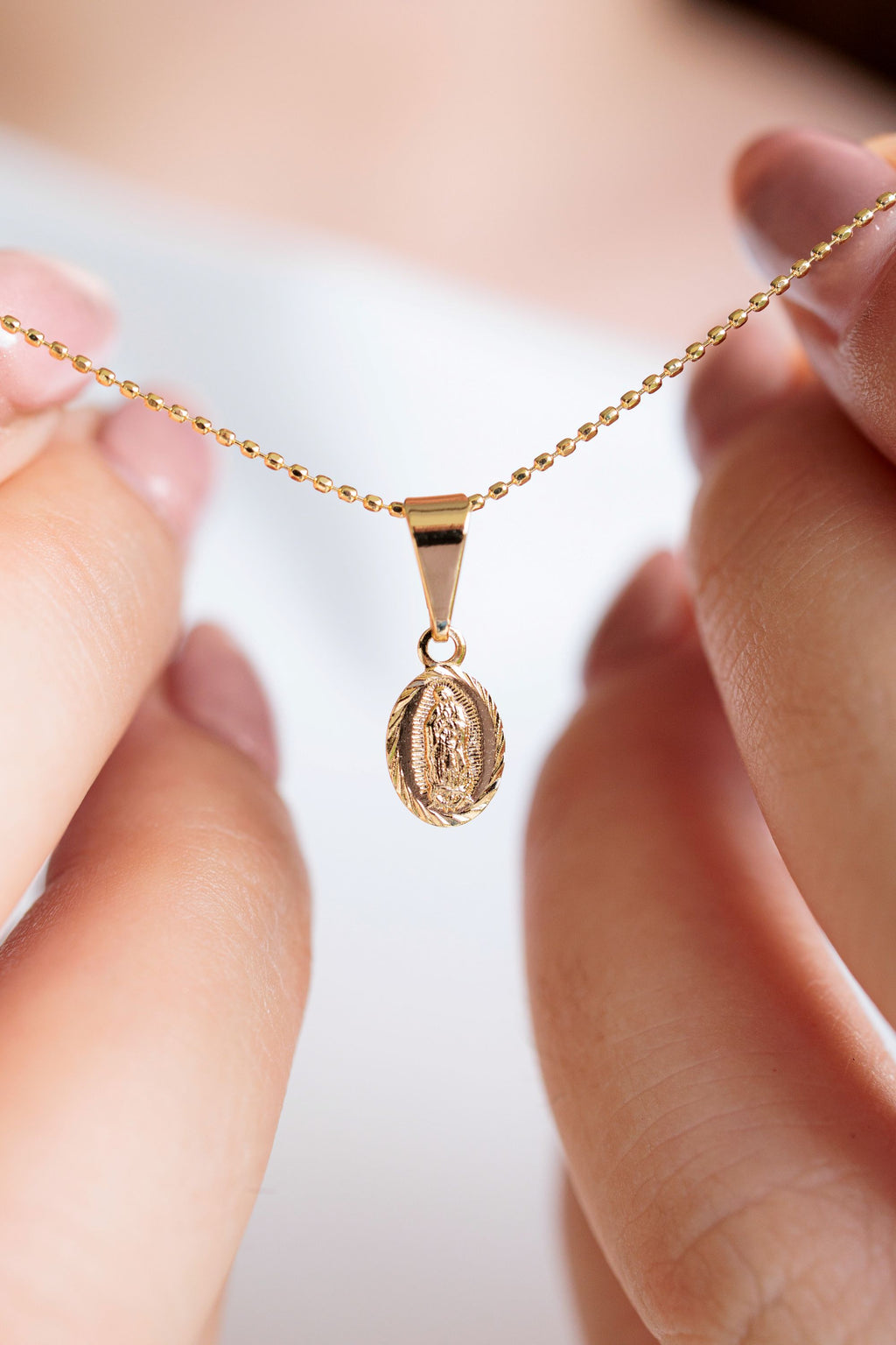 Set Protección Virgen ✨ oro laminado 18k cali 4