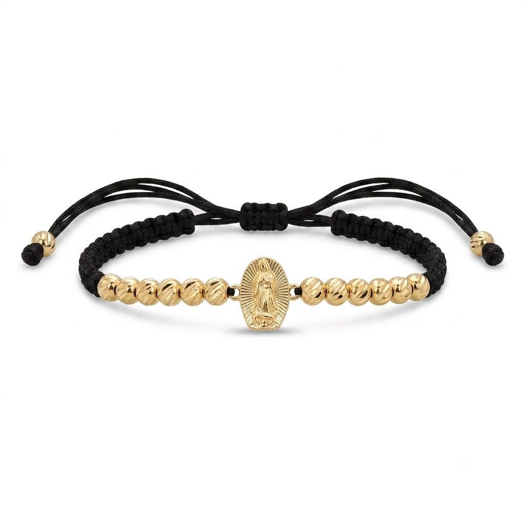 PULSERA VIRGEN DE GUADALUPE SHINE 4MM