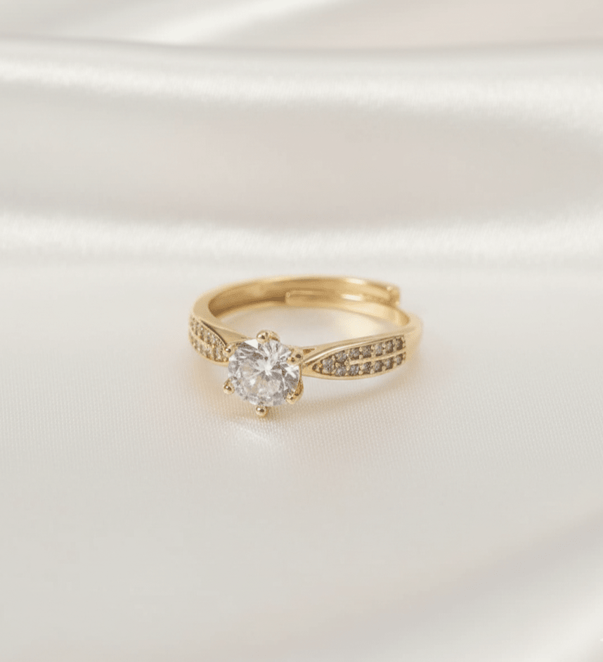 ANILLO 6 PUNTAS GRADUABLE-ANILLO MUJER-JOYERIA D'ORÉ-ORO LAMINADO 18K CALI