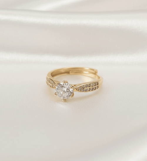 ANILLO 6 PUNTAS GRADUABLE-ANILLO MUJER-JOYERIA D'ORÉ-ORO LAMINADO 18K CALI