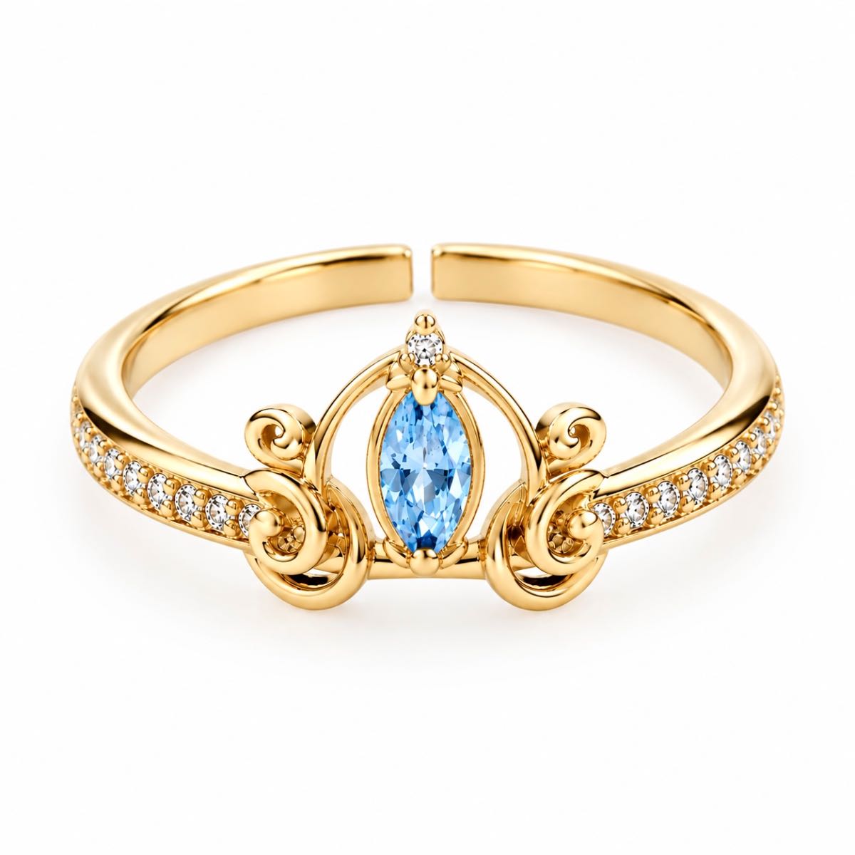 ANILLO AJUSTABLE ATLANTIDA oro laminado 18k cali 2