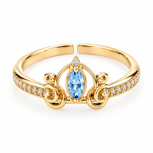 ANILLO AJUSTABLE ATLANTIDA oro laminado 18k cali 2
