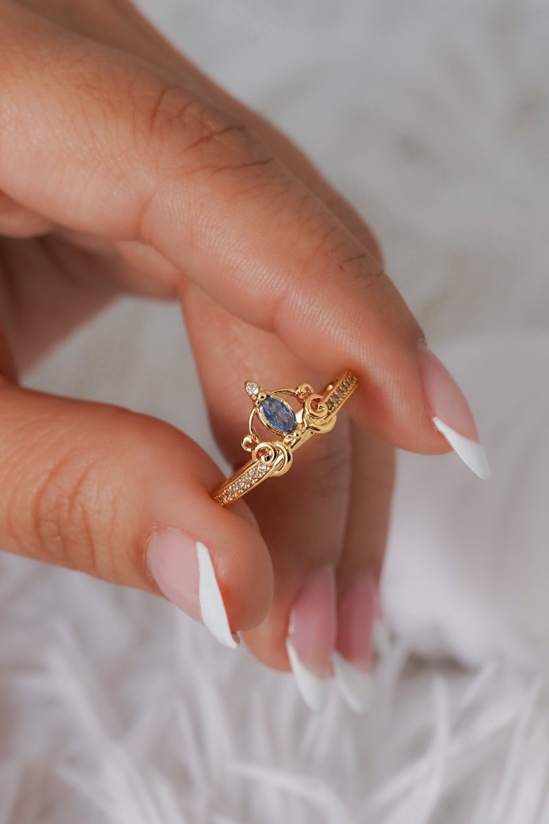 ANILLO AJUSTABLE ATLANTIDA-ANILLO MUJER-JOYERIA D'ORÉ-ORO LAMINADO 18K CALI