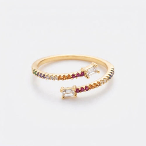 ANILLO AJUSTABLE ETERNA oro laminado 18k cali 2