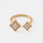 ANILLO AJUSTABLE LOTTUS oro laminado 18k cali 3