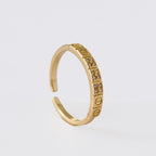 ANILLO AJUSTABLE LUXE SHINE-ANILLO MUJER-JOYERIA D'ORÉ-ORO LAMINADO 18K CALI