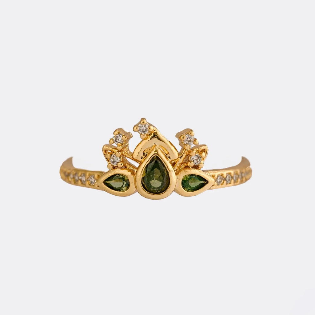 ANILLO AJUSTABLE TIANA-ANILLO MUJER-JOYERIA D'ORÉ-ORO LAMINADO 18K CALI