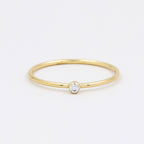 ANILLO CIRCÓN PEQUENO TALLA 8 oro laminado 18k cali 2