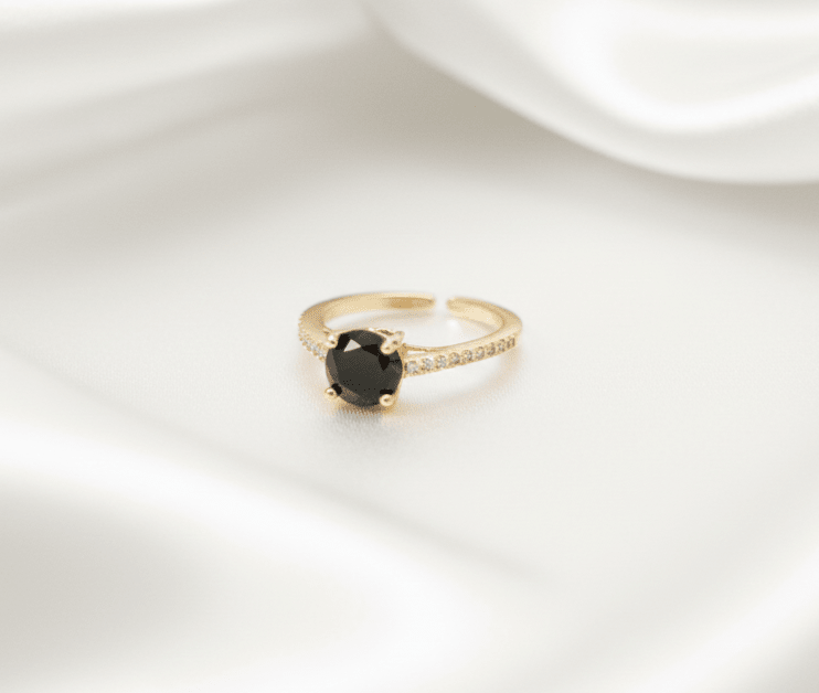 ANILLO CUATRO PUNTAS GRADUABLE-ANILLO MUJER-JOYERIA D'ORÉ-ORO LAMINADO 18K CALI