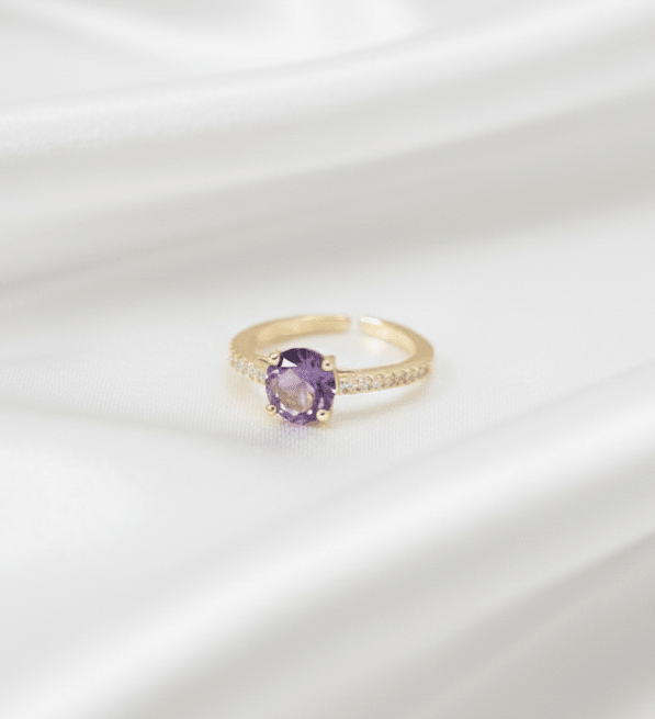 ANILLO CUATRO PUNTAS GRADUABLE-ANILLO MUJER-JOYERIA D'ORÉ-ORO LAMINADO 18K CALI