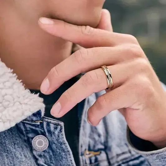 ANILLO SUPREMO oro laminado 18k cali 2