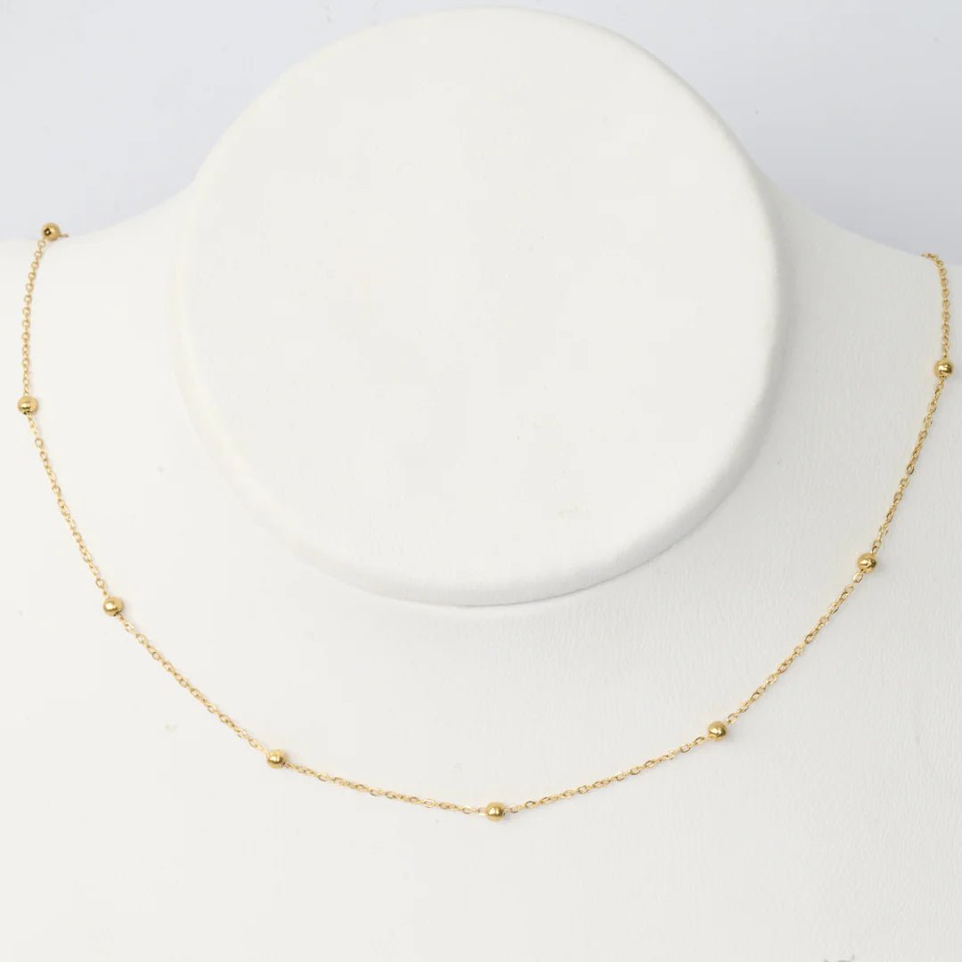 CADENA BALIN SEPARADO 40CM-CADENAS-JOYERIA D'ORÉ-ORO LAMINADO 18K CALI