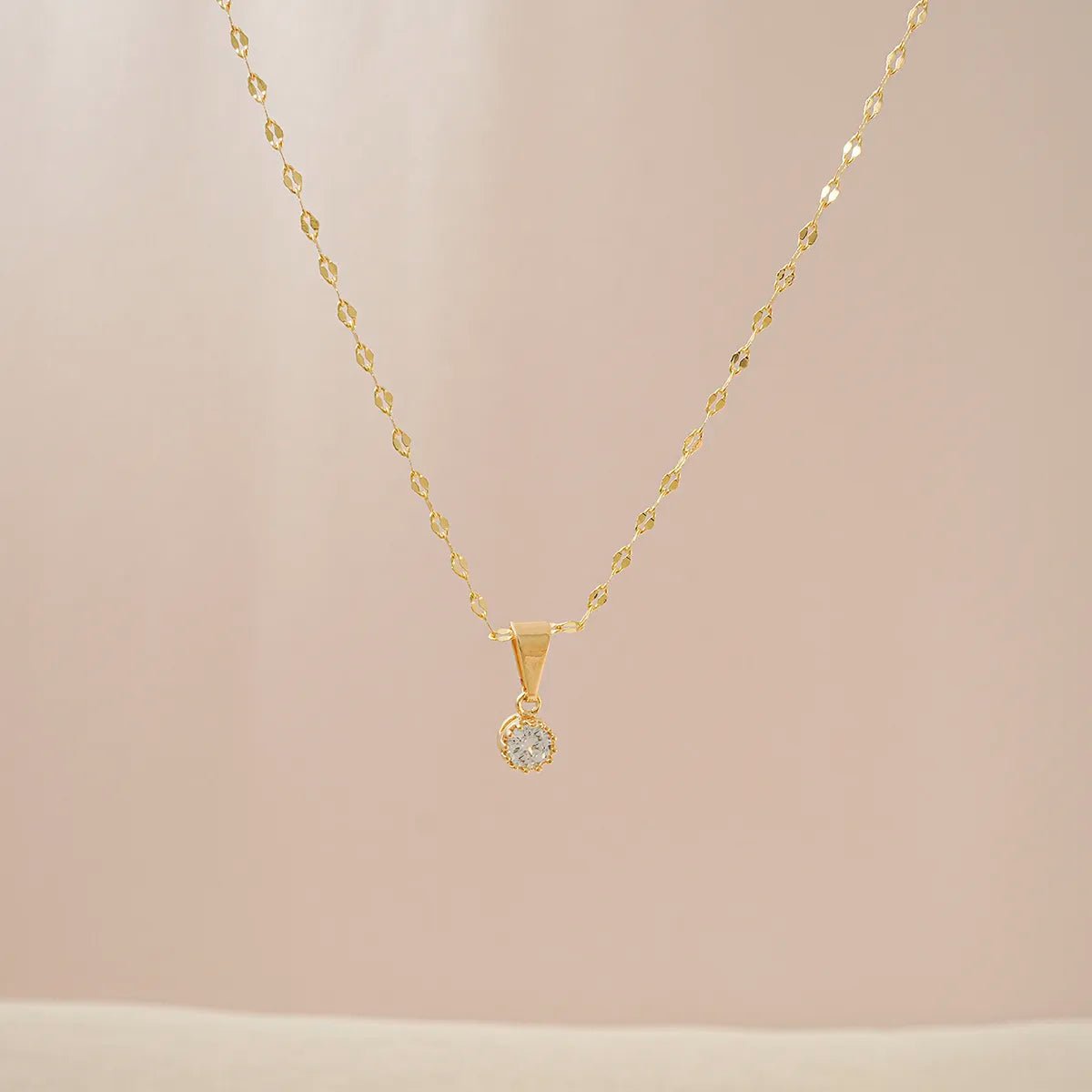 CADENA ESLABON 2 PUNTOS 45CM-CADENAS-JOYERIA D'ORÉ-ORO LAMINADO 18K CALI