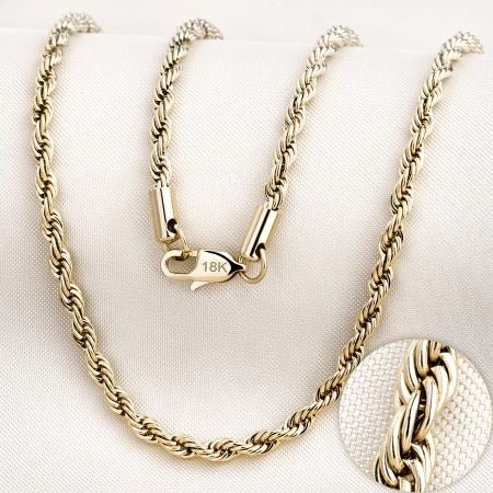 CADENA LAZO 4MM 65CM-CADENAS-JOYERIA D'ORÉ-ORO LAMINADO 18K CALI