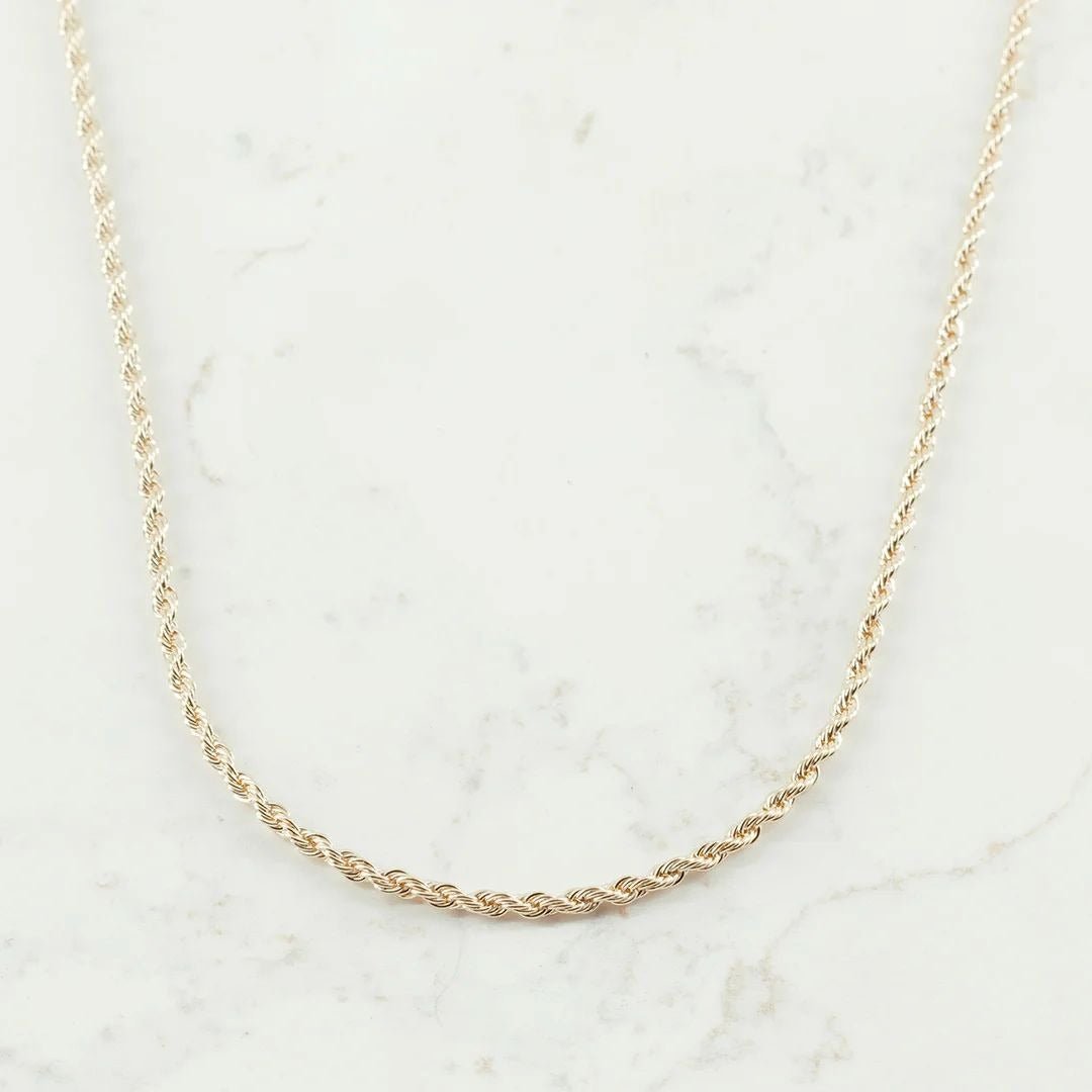 CADENA LAZO DELGADO 2MM 45CM-CADENAS-JOYERIA D'ORÉ-ORO LAMINADO 18K CALI