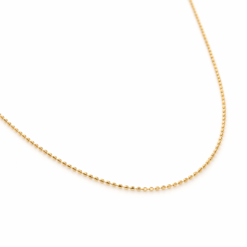 CADENA MILITAR MINI 45CM 0.7MM-CADENAS-JOYERIA D'ORÉ-ORO LAMINADO 18K CALI