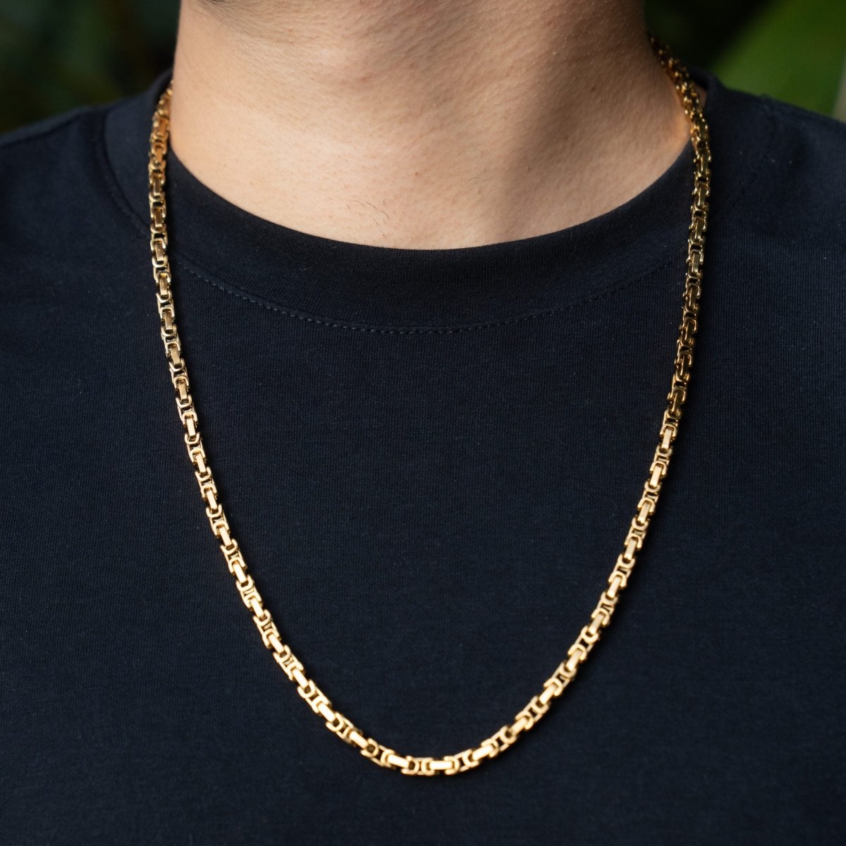 CADENA RÚSTICA 65CM 4MM-CADENAS-JOYERIA D'ORÉ-ORO LAMINADO 18K CALI