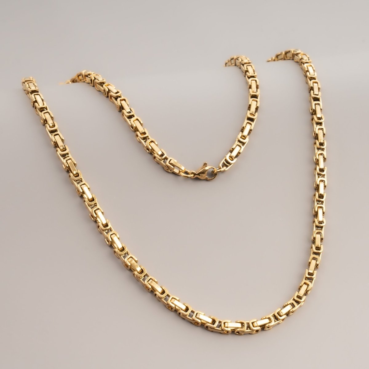 CADENA RÚSTICA 65CM 4MM-CADENAS-JOYERIA D'ORÉ-ORO LAMINADO 18K CALI