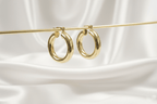 CANDONGA ARO DE TUBO oro laminado 18k cali