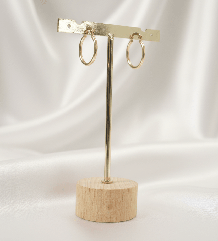 CANDONGA ARO MEDIANA-CANDONGAS-JOYERIA D'ORÉ-ORO LAMINADO 18K CALI