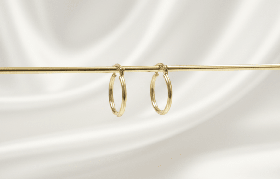CANDONGA ARO MEDIANA-CANDONGAS-JOYERIA D'ORÉ-ORO LAMINADO 18K CALI