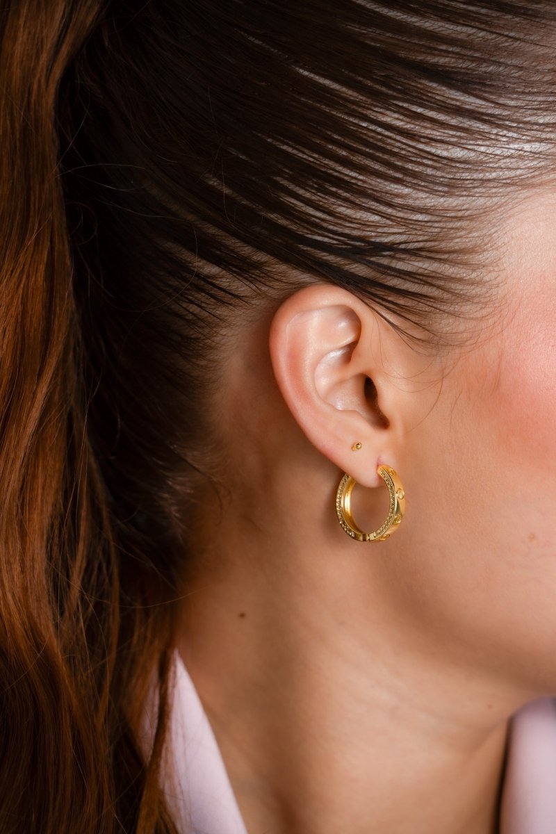 CANDONGA CARTIER CON ZIRCONES-CANDONGAS-JOYERIA D'ORÉ-ORO LAMINADO 18K CALI