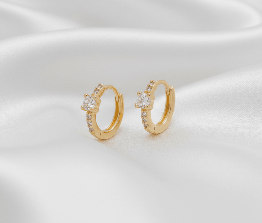 CANDONGA CRYSTAL 13MM-CANDONGAS-JOYERIA D'ORÉ-ORO LAMINADO 18K CALI